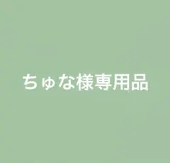 ちゅな様専用品