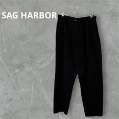 SAG HARBOR ブラックパンツ サイズ14