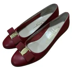 Salvatore Ferragamo ヴァラリボン パンプス UK6