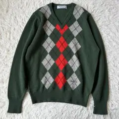 アーガイル ニット