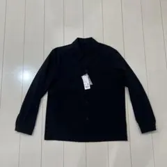 ユニクロ　感動シャツジャケット　メンズ L ブラック