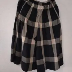 d*g*y ガウチョパンツ ブラック・ベージュ チェック柄