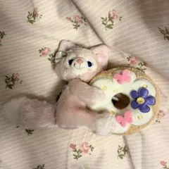 ぬいぐるみバッジ リーナ・ベル　ダッフィー＆フレンズのフィルド・ウィズ・ジョイ！