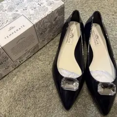 新品　TEMPERATE ネイビー　レインシューズ　40
