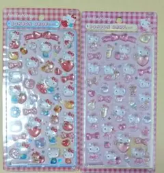 正規品 サンリオ ボンボンドロップシール ハローキティ 赤 ピンク