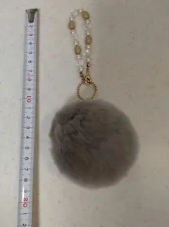 バッグチャーム（グレー）