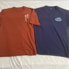 mont bell 半袖 Tシャツ 2枚セット Sサイズ 四万十川 自転車　J5