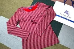 バーバリーブルーレーベル★ホースマークロゴボーダー可愛いカットソー　バーバリー