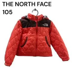 ノースフェイス ダウンジャケット オレンジ キルティング 105 コーデュロイ