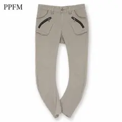【希少・Y2K】PPFM 立体裁断 ギミック カーゴパンツ バナナシルエット Sのサムネイル
