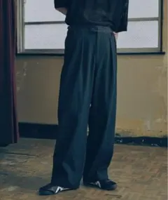 極美品 Bleme ブレム ヘビーツイル ワイドストレート グルカパンツ バギー