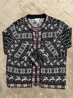 70's ノルディックセーター　　XL