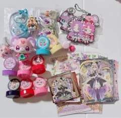 プリキュア グッズ 大量まとめ売りセット 色紙 缶バッジ ガチャガチャ