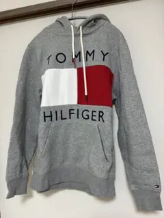 TOMMY HILFIGER トミーヒルフィガー パーカー S グレー