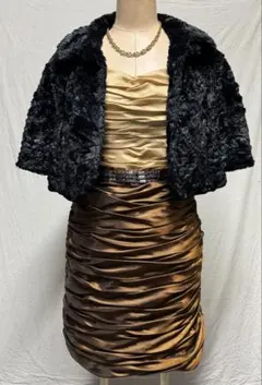 バイカラーシャーリングドレス　パーティードレス　 タイトドレス　衣装　キャバ