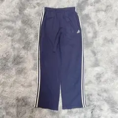 【90's〜00's】adidas ネイビー サイドストライプ トラック 古着