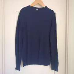 UNIQLO ネイビー ニットセーター Lサイズ