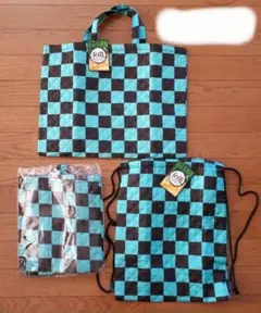 和風　( 鬼滅の刃 )　竈門炭治郎柄グッツ　3点set