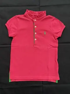 【美品】Ralph Lauren ピンク ポロシャツ 110/56