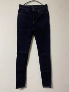 UNIQLO ウルトラストレッチスキニーハイライズジーンズ　ネイビーブラック