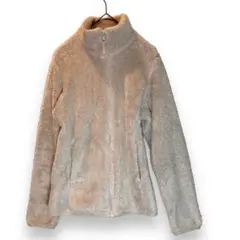 UNIQLO ボアフリースジャケット　オフホワイト（M）ふわふわ　可愛い　暖かい