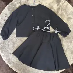 フォーマルセット ブラック１３０センチ