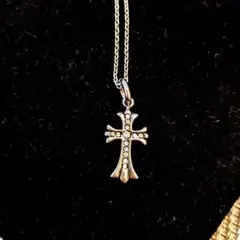 シルバー クロスモチーフネックレス リバーシブル