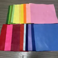 値下げ　フェルト 多色セット 26枚