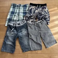 キッズ　140 ハーフパンツ4枚