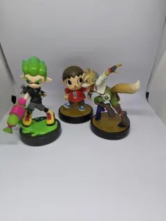 【3体セット】amiibo ボーイ むらびと フォックス スプラ3 スマブラ