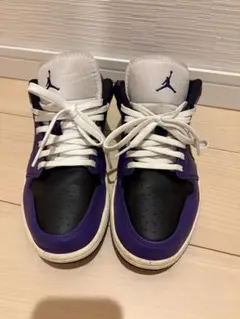 NIKE AIR JORDAN 1 LOW パープル ブラック