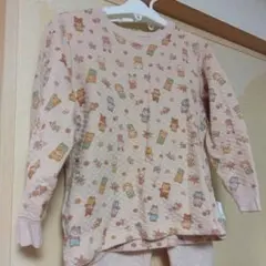 ユニクロ キルトパジャマ シルバニア ピンク 長袖 120
