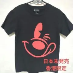香港限定 ディズニー ミッキー Tシャツ 黒 S～M 半袖 レアのサムネイル