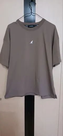 KANGOL クロップド丈 半袖Tシャツ ブラウンのサムネイル