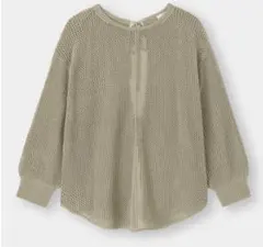 GU ニット セーター オリーブ色 長袖