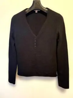 UNIQLO ユニクロ カシミヤセーター ヘンリーネック風 ブラック