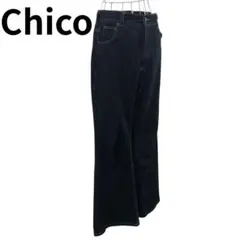 Chico ワイドパンツ カジュアル ハイウエスト ワイドシルエット 春