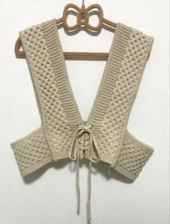 earth music & ecology 前後2WAYニットベスト