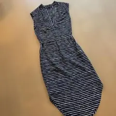 BANANA REPUBLIC ノースリーブ ボーダー ワンピース 00