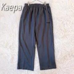 ケイパ ジャージパンツ サイドライン ロゴ入り (L) グレー スポーツウェア