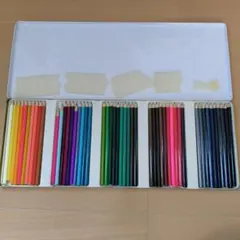 全75色色鉛筆セット 透明ケース付き - メルカリ