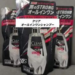 クリア　オールインワンシャンプー　つめかえ×3【ストロング】時短✨のサムネイル
