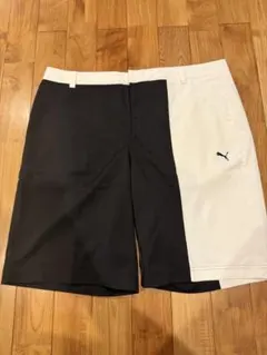 PUMA ゴルフパンツ ツートンカラー 38