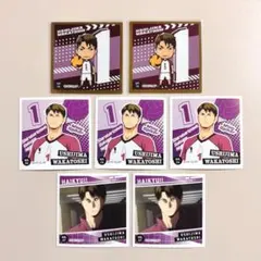 ハイキュー シール烈伝 牛島若利 SP入 シールコレクション スクエアシール