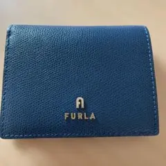FURLA ネイビー 二つ折り財布