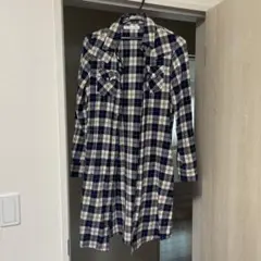 EDWIN チェック シャツ ブルーのサムネイル
