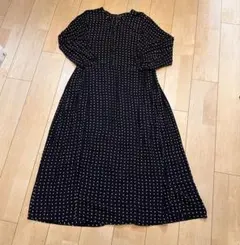 ZARAWOMAN　ロングワンピース　ブラック