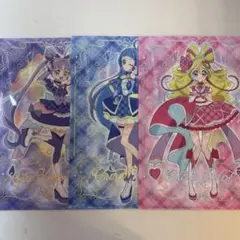 キミとアイドルプリキュア♪ クリアファイル3枚