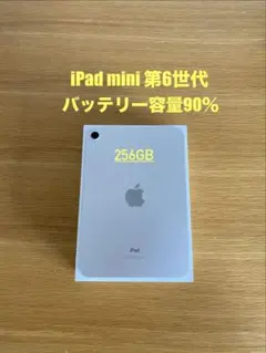 iPad mini 第6世代 本体 256GB バッテリー容量90％　展示品 iPad mini 第6世代 本体 256GB バッテリー容量90％ 展示品 - メルカリ