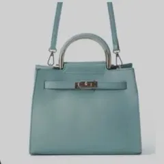 GRL 2Wayスクエアハンドバッグ［tr137］　グリーン